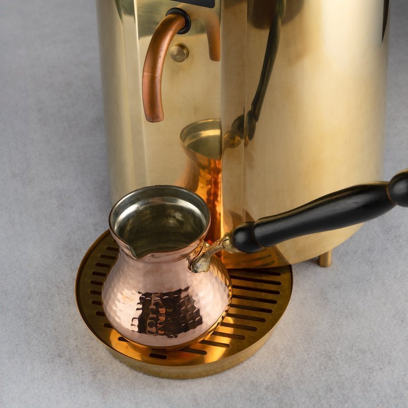 Zou Zou Coffee brass model spout and tray