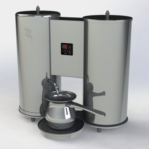 Zou Zou Coffee Machine Chrome ZZ10